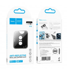 Захисне скло на камеру Hoco 3D metal frame lens film iPhone 17 (V13) (1шт)