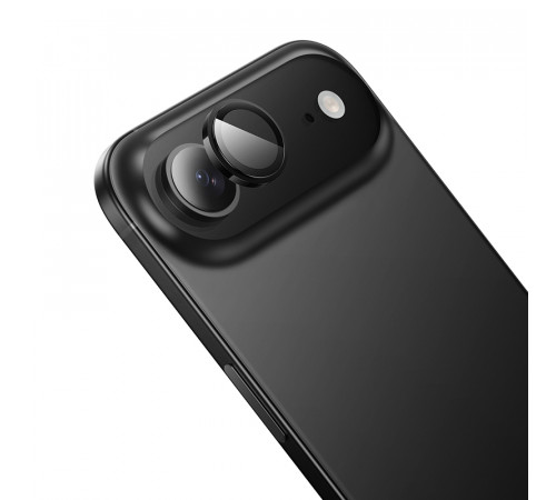 Захисне скло на камеру Hoco Crystal clear HD 3D metal frame iPhone 17 Air (V14) (1шт)