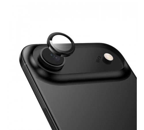 Захисне скло на камеру Hoco Crystal clear HD 3D metal frame iPhone 17 Air (V14) (1шт)