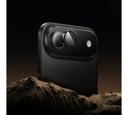 Захисне скло на камеру Hoco Crystal clear HD 3D metal frame iPhone 17 Air (V14) (1шт)