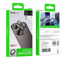 Захисне скло на камеру Hoco Crystal clear HD 3D metal frame iPhone 17 Air (V14) (1шт)