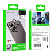 Захисне скло на камеру Hoco Crystal clear HD 3D metal frame iPhone 17 Air (V14) (1шт)