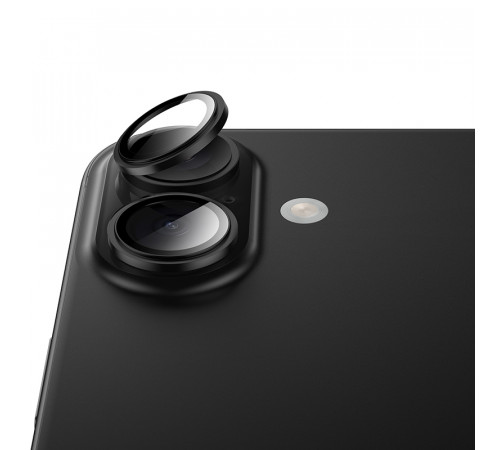 Захисне скло на камеру Hoco Crystal clear HD 3D metal frame iPhone 17 (V14) (1шт)