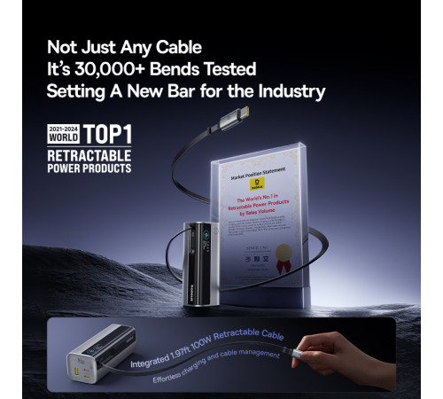 УМБ Power Bank Baseus EnerFill GR11 20000mAh 145W (with cable Type-C) (E0027B02)