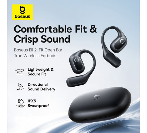Навушники Baseus Eli 2i Fit Open-Ear True Wireless TWS (A0102604)