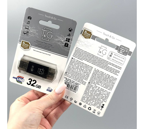 USB флеш T&G 32Gb Star 009 (USB+Type-C)