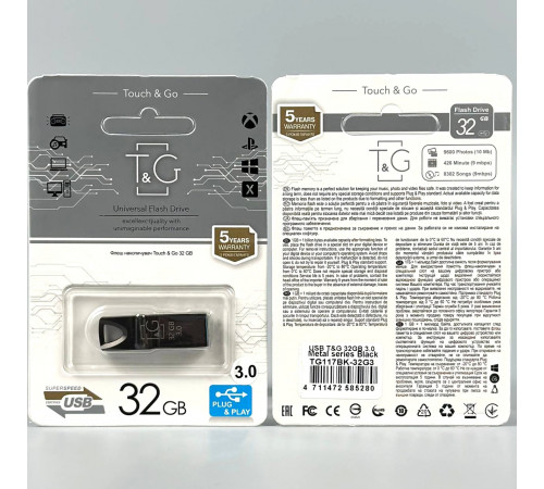 USB флеш T&G 32Gb Metal 117 USB3.0 Швидкісна