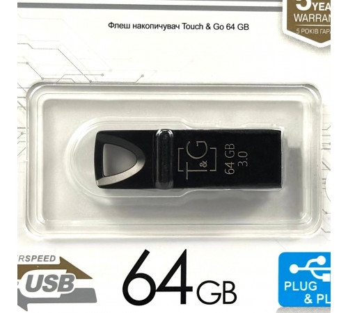 USB флеш T&G 64Gb Metal 117 USB3.0 Швидкісна