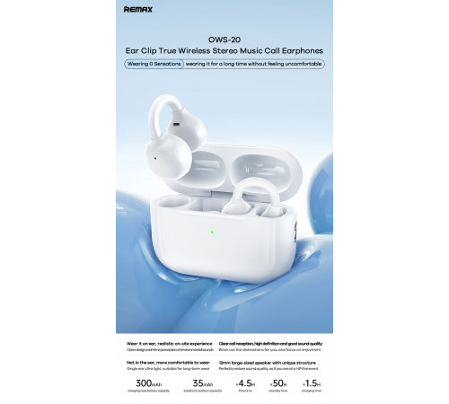 Бездротові навушники Remax OWS-20