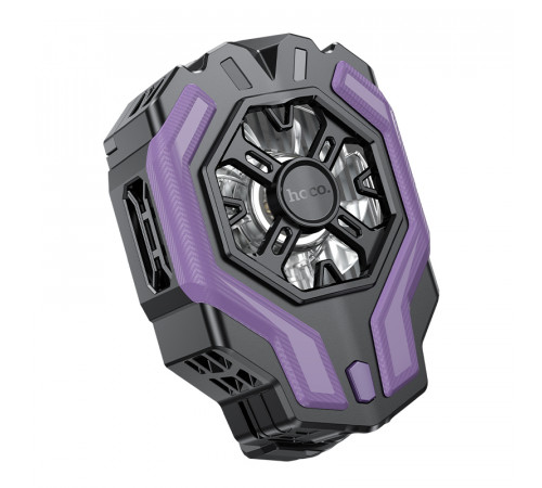 Кулер для мобільного HOCO GM26 Ambitious cooling mobile phone fan Black (6942007612302)