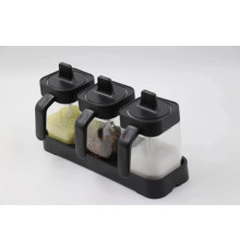 Спеції Контейнер Для Зберігання 3 відсіку Seasoning bottle set XL-730¶ (15)