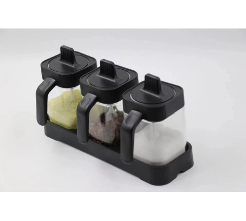 Специи Контейнер Для Храниня 3  отсека Seasoning bottle set 	XL-730¶  (15)