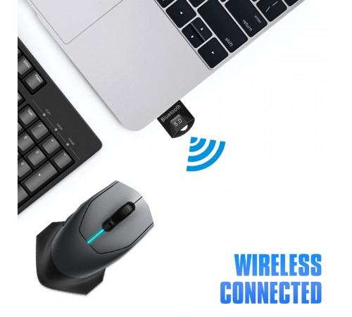 Bluetooth-адаптер  ESSAGER Mini BT5.0 Adapter Black (EBT50-MN01)