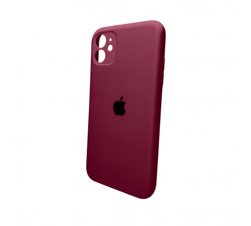 Чохол для смартфона Silicone Full Case AA Camera Protect for Apple iPhone 11 Pro кругл 47,Plum (FullAAKPi11P-47)