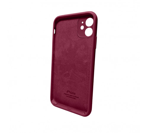Чохол для смартфона Silicone Full Case AA Camera Protect for Apple iPhone 11 Pro кругл 47,Plum (FullAAKPi11P-47)