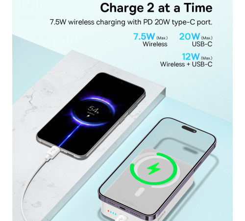 УМБ Power Bank Baseus EnerFill FM41 20000mAh 20W Mini Magnetic (E0027U01)