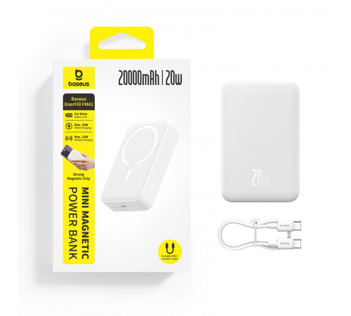 УМБ Power Bank Baseus EnerFill FM41 20000mAh 20W Mini Magnetic (E0027U01)