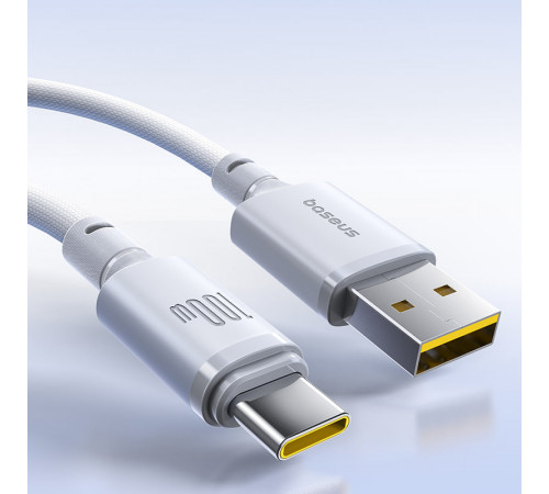 Data Cable Baseus New Braided FC Type-C 100W 1m (E0426W01, E0426W03)