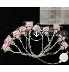 Гірлянда музичний Дід Морозик USB 10LED - 2,5 м теплий І мікс 10*20 sf-7 sf-8 код 2814 (100)