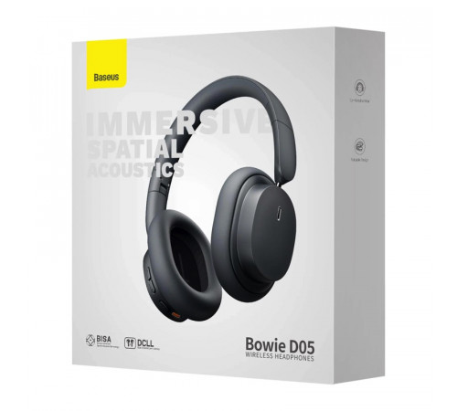 Бездротові накладні навушники Baseus Bowie D05 Wireless Headphones Grey (NGTD020213)