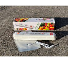 Вакуумный упаковщик, бытовой автоматический аппарат  NEW    БЕЛЫЙ (40)