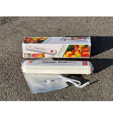 Вакуумний пакувальник, побутовий автоматичний апарат NEW БІЛИЙ (40)