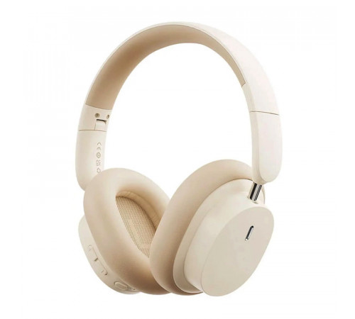 Бездротові накладні навушники Baseus Bowie D05 Wireless Headphones Creamy-White (NGTD020202)