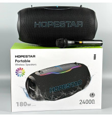 Колонка HOPESTAR H86 с микрофоном 180W, 24000mAh (40,4*21,6*18,6 см)