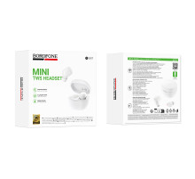 Бездротові навушники Borofone BW97 Clear