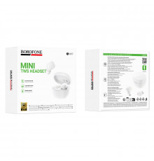Бездротові навушники Borofone BW97 Clear
