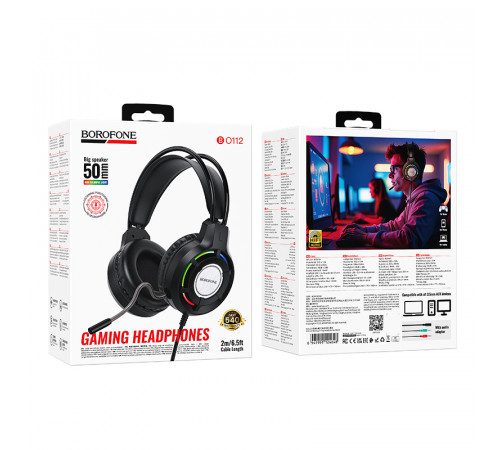 Навушники комп'ютерні дротові Borofone BO112 Wave