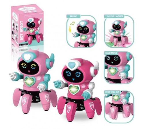 Інтерактивна іграшка Bot Robot Lady ZR142-3, танцюючий з музикою (від батарейок) (18,0см)