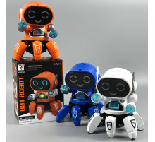 Интерактивная игрушка Bot Robot Pioneer ZR142, танцующая с музыкой (от батареек) (17,0см)