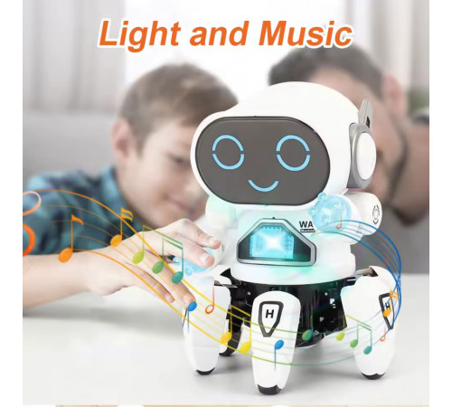 Інтерактивна іграшка Bot Robot Pioneer ZR142, танцюючий з музикою (від батарейок) (17,0см)