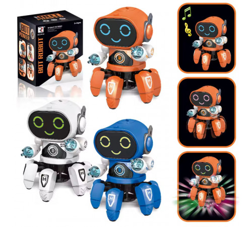 Інтерактивна іграшка Bot Robot Pioneer ZR142, танцюючий з музикою (від батарейок) (17,0см)