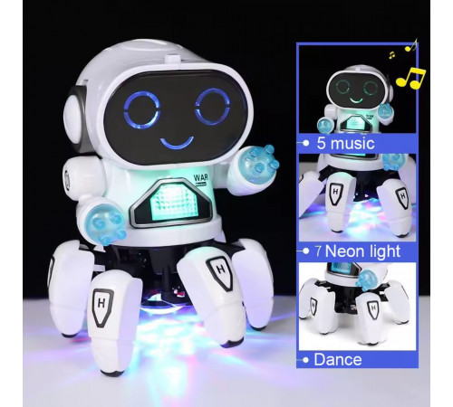 Інтерактивна іграшка Bot Robot Pioneer ZR142, танцюючий з музикою (від батарейок) (17,0см)