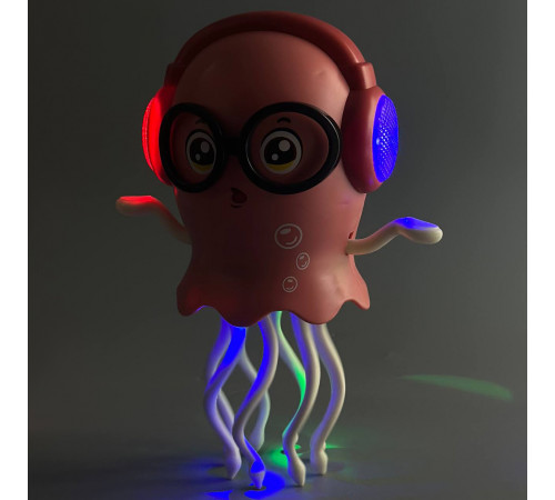 Інтерактивна іграшка Dancing Jellyfish HX178, танцююча Медуза з музикою (від батарейок) (20,0см)