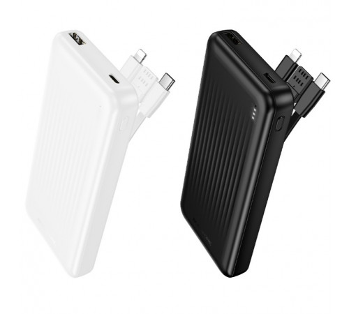 УМБ Power Bank Borofone BJ79 Clever 10000mAh 2A (with cable Type-C+Lightning+USB)