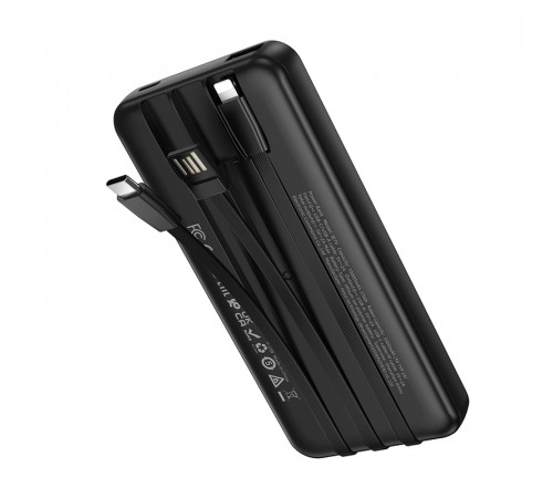 УМБ Power Bank Borofone BJ79 Clever 10000mAh 2A (with cable Type-C+Lightning+USB)