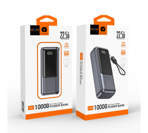 УМБ Power Bank WUW Y161 10000mAh PD18W+22.5W (with cable Type-C to Type-C)