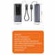 УМБ Power Bank WUW Y161 10000mAh PD18W+22.5W (with cable Type-C to Type-C)