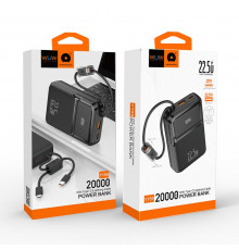 УМБ Power Bank WUW Y159 20000mAh PD20W+22.5W (with cable Type-C+Lightning)