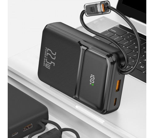 УМБ Power Bank WUW Y159 20000mAh PD20W+22.5W (with cable Type-C+Lightning)