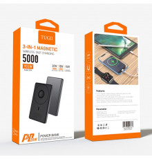 УМБ Power Bank WUW TUGII Y01W 5000mAh PD20W+15W з бездротовою зарядкою