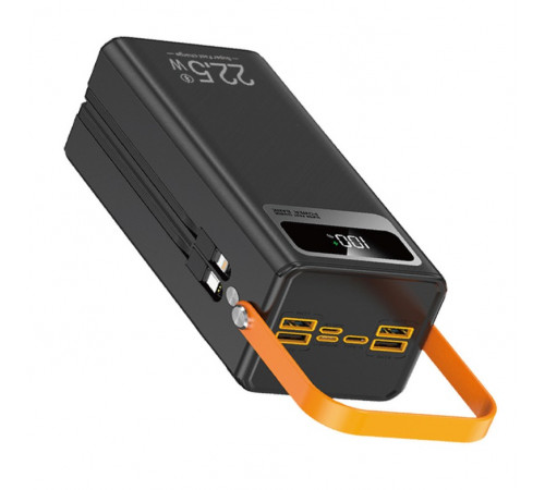 УМБ Power Bank WUW TUGII Y104 40000mAh PD22.5W+QC3.0 (with cable Lightning+Micro+Type-C+USB)