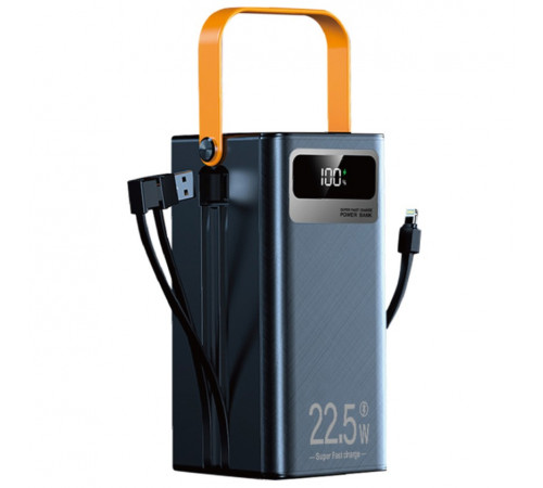УМБ Power Bank WUW TUGII Y103 30000mAh PD22.5W+QC3.0 (with cable Lightning+Micro+Type-C+USB)
