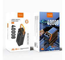 УМБ Power Bank WUW TUGII Y104 40000mAh PD22.5W+QC3.0 (with cable Lightning+Micro+Type-C+USB)