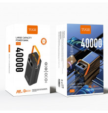 УМБ Power Bank WUW TUGII Y104 40000mAh PD22.5W+QC3.0 (with cable Lightning+Micro+Type-C+USB)
