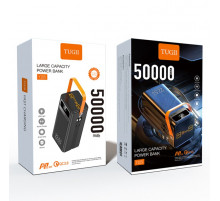 УМБ Power Bank WUW TUGII Y105 50000mAh PD22.5W+QC3.0 (with cable Lightning+Micro+Type-C+USB)