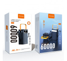 УМБ Power Bank WUW TUGII Y106 60000mAh PD22.5W+QC3.0 (with cable Lightning+Micro+Type-C+USB)